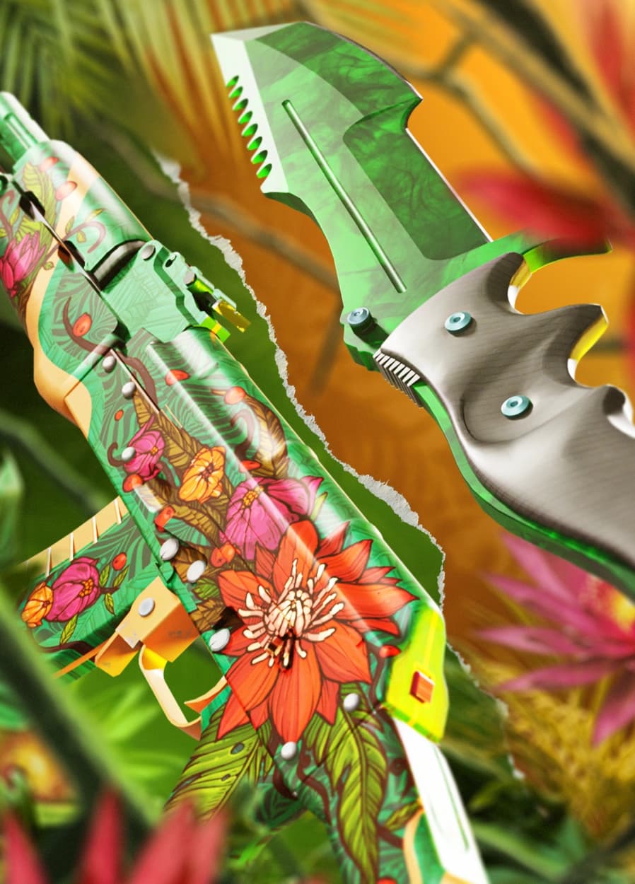 Knife or AK-47